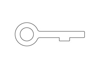 Hinge Lug Profile V 6 Z anodised