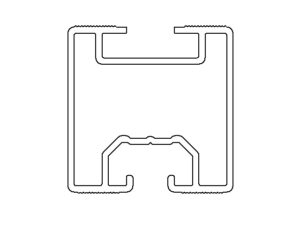 Solarschiene 40×40 2N180 Nutenstein/Hammerkopfschraube