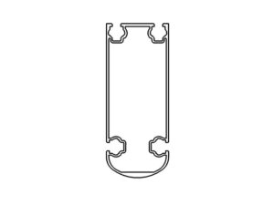 Solarschiene 200 x 80 4N