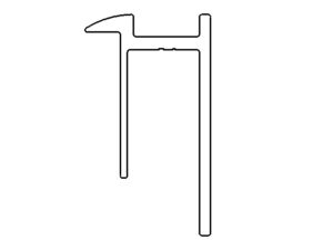 Solar Rail End Clamp 46 mm